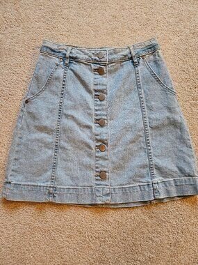 Denim Mini Skirt